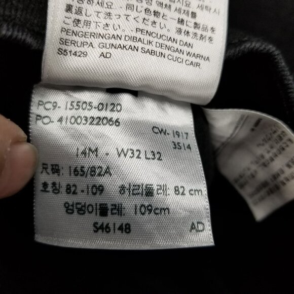 Levis Jeans Womens 32 Black 505 Straight Leg Stretch Denim - Picture 14 of 14